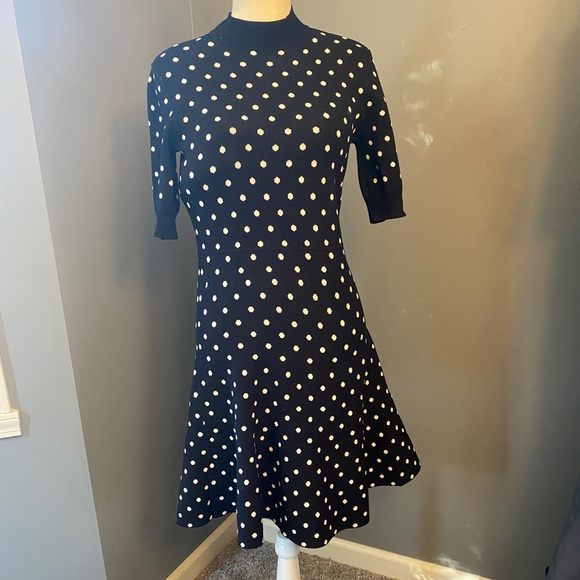 Rachel Roy Polka Dot Flare Dress - Picture 6 of 15